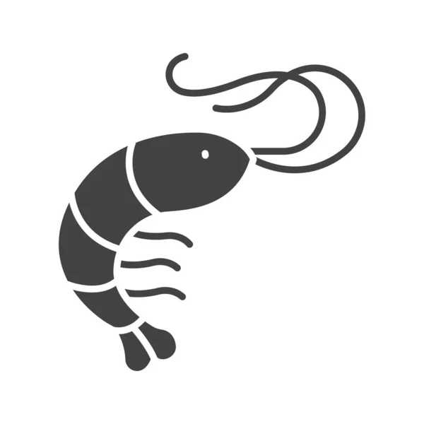 stock vector Shrimp Icon image. Suitable for mobile application.