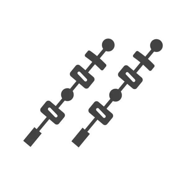 Spießfreies Symbolbild Für Den Mobilen Einsatz Geeignet — Stockvektor