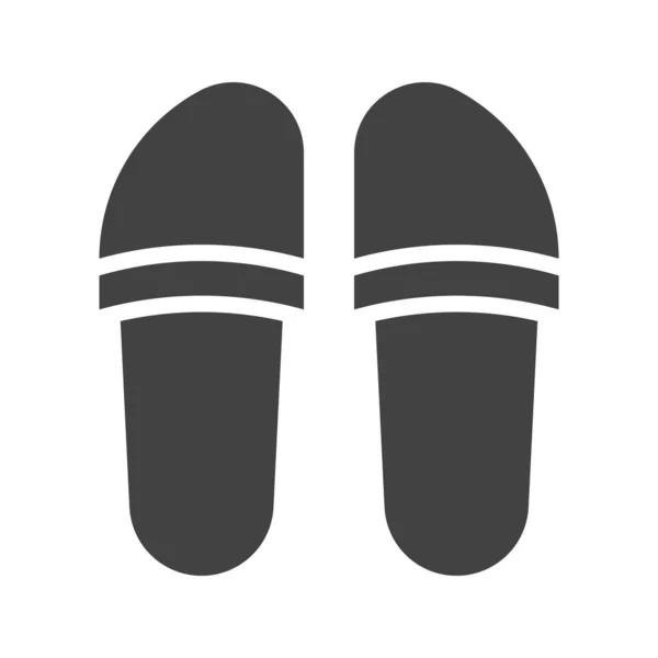 Imagen Icono Zapatillas Adecuado Para Aplicaciones Móviles — Vector de stock