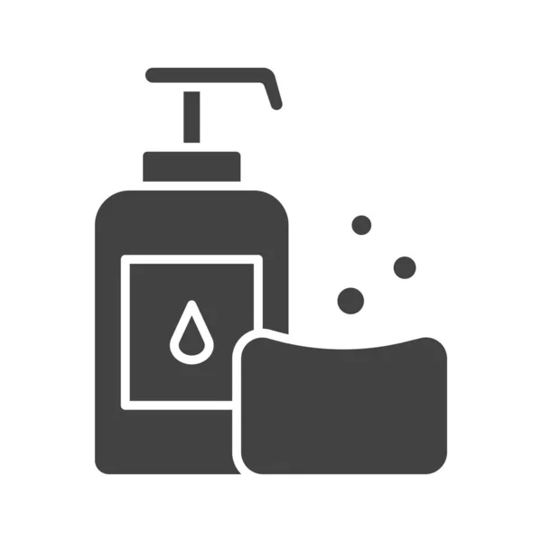 Ikon Sabun Gambar Cocok Untuk Aplikasi Mobile - Stok Vektor