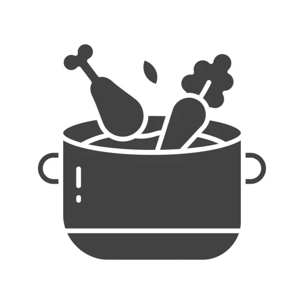 Stew Icon Image Suitable Mobile Application — Stock Vector