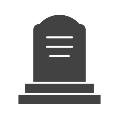 Tombstone simgesi görüntüsü. Mobil uygulama için uygun.