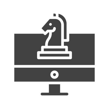 Truva ikonu görüntüsü. Mobil uygulama için uygun.