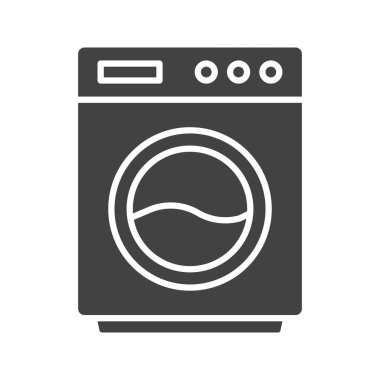 Çamaşır Makinesi simgesi resmi. Mobil uygulama için uygun.