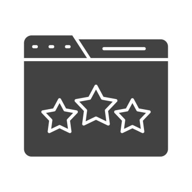 Web Sınıflandırma simgesi resmi. Mobil uygulama için uygun.