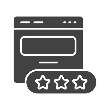 Wesbite Teftiş Simgesi resmi. Mobil uygulama için uygun.