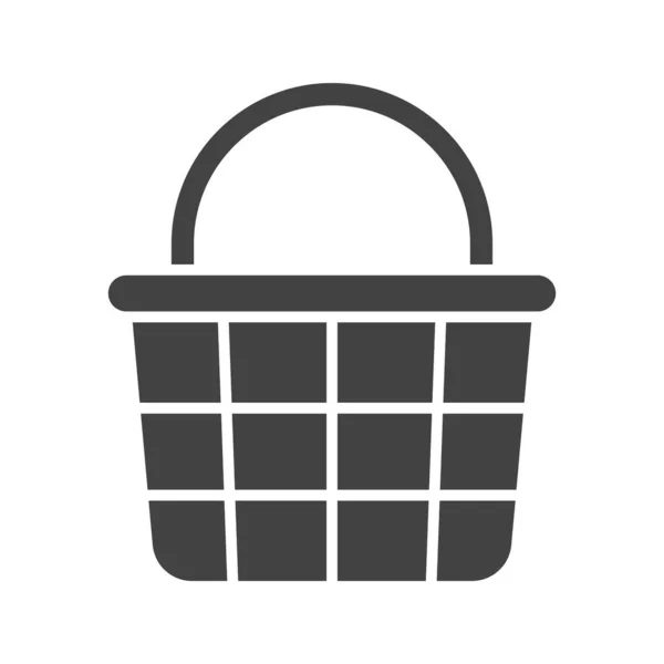Warenkorb Symbolbild Für Den Mobilen Einsatz Geeignet — Stockvektor