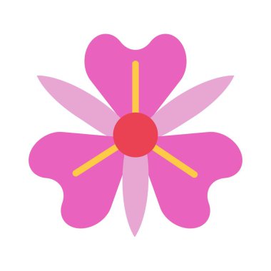 Alstroemeria Simgesi. Mobil uygulama için uygun.