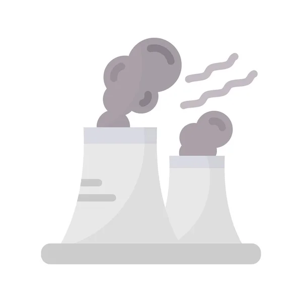 Symbolbild Luftverschmutzung Für Den Mobilen Einsatz Geeignet — Stockvektor