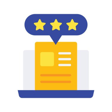 Günlük İncelemesi Simgesi resmi. Mobil uygulama için uygun.