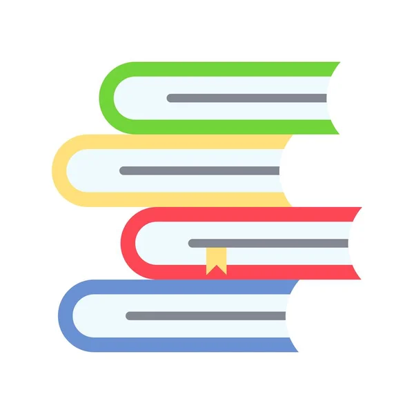 Obrázek Ikony Zásobníku Knih Vhodné Pro Mobilní Aplikace — Stockový vektor
