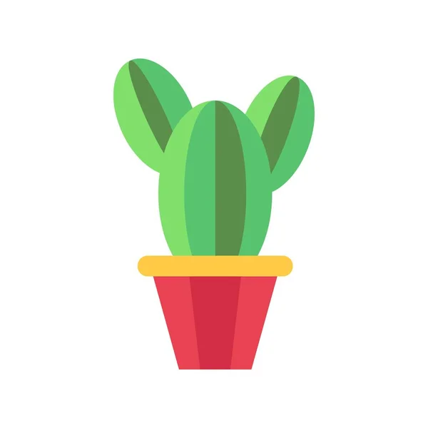 Citra Cactus Icon Cocok Untuk Aplikasi Mobile - Stok Vektor