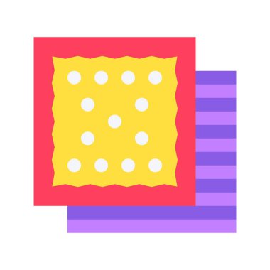 Kumaş Simgesi resmi. Mobil uygulama için uygun.