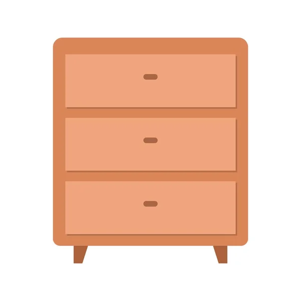 Drawers Icon Image Suitable Mobile Application — Stock Vector