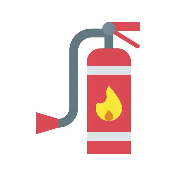 Imagen Del Icono Del Extintor Incendios Adecuado Para Aplicaciones Móviles — Vector de stock
