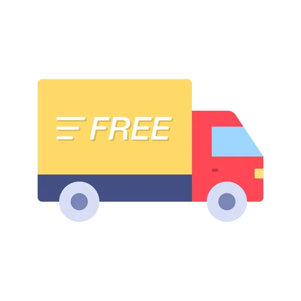Free Delivery Icon Image Suitable Mobile Application — Stock Vector