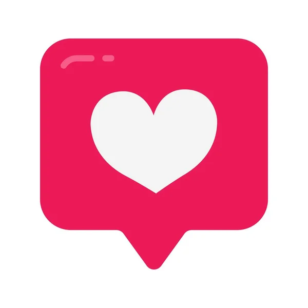 Kalp Simgesi Görüntüsü Mobil Uygulama Için Uygun — Stok fotoğraf