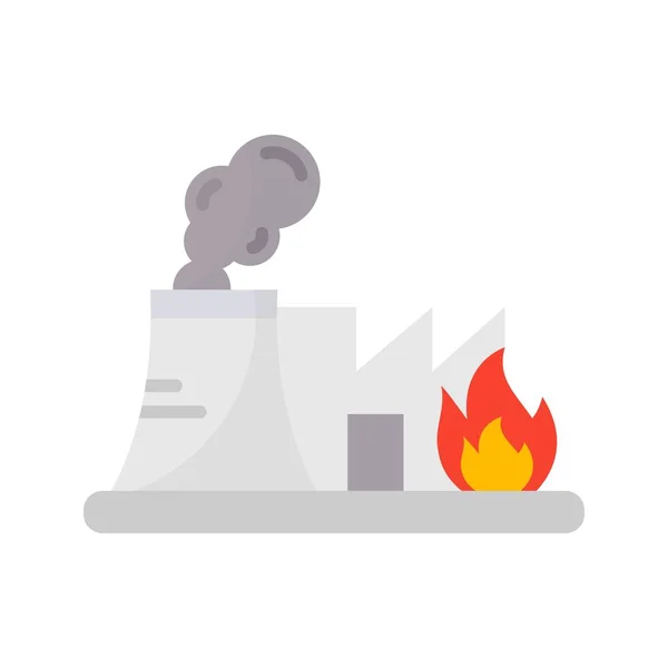 Incinerator Icon Image Suitable Mobile Application — Stock Vector