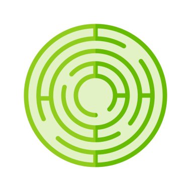 Maze Simgesi resmi. Mobil uygulama için uygun.