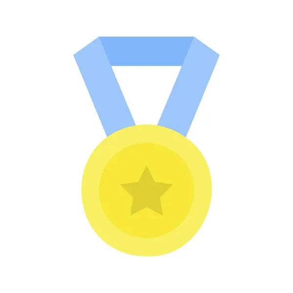 Medal Award Icon Image Vhodné Pro Mobilní Aplikace — Stockový vektor