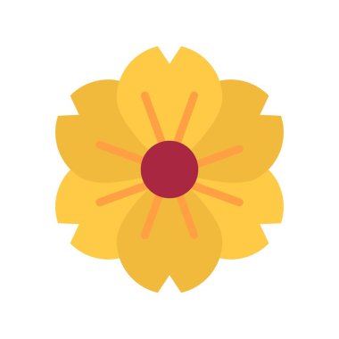 Nasturtium Simgesi görüntüsü. Mobil uygulama için uygun.