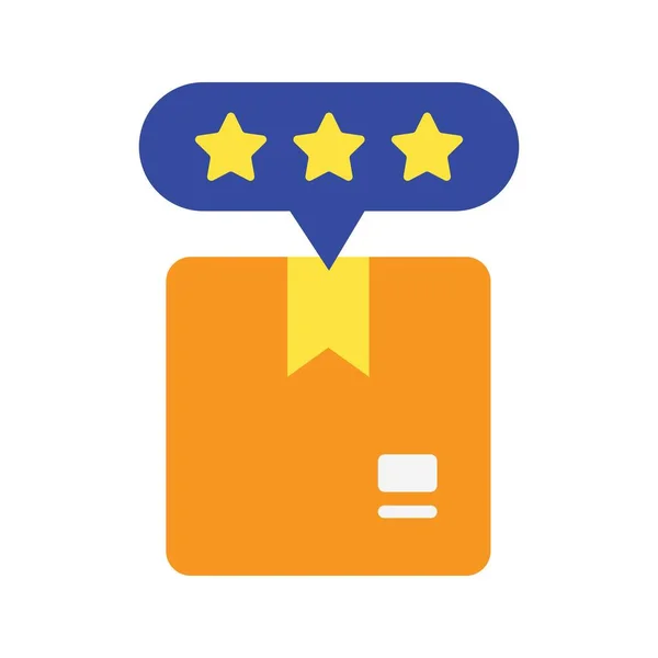 Package Rating Icon Image Suitable Mobile Application — Stock Vector