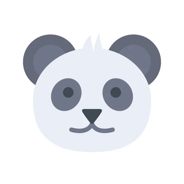 Image Icône Panda Convient Pour Une Application Mobile — Image vectorielle