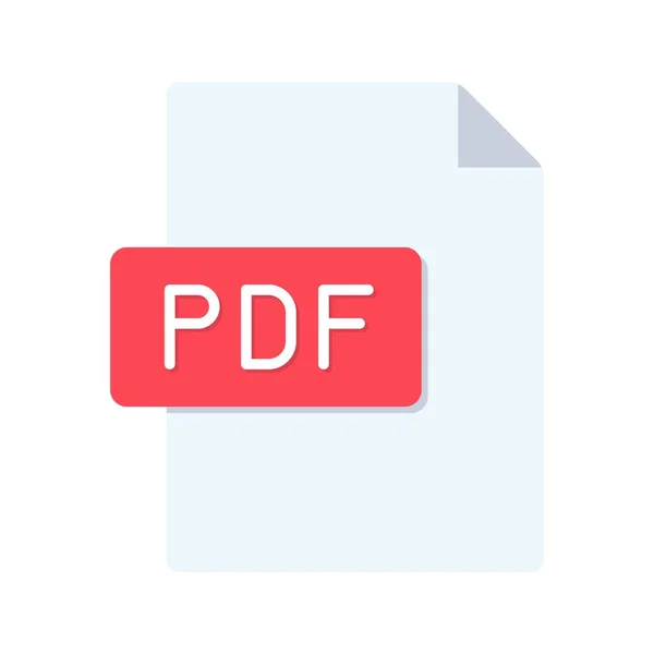 Εικόνα Pdf Icon Κατάλληλο Για Mobile Εφαρμογή — Διανυσματικό Αρχείο