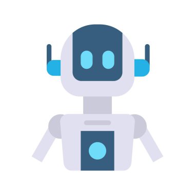 Robot Simgesi. Mobil uygulama için uygun.