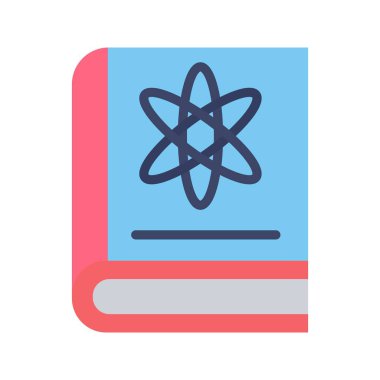 Bilim Kitabı Simgesi. Mobil uygulama için uygun.