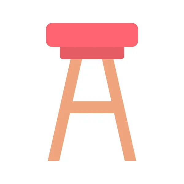 Stool Icon Image Suitable Mobile Application — Stock Vector