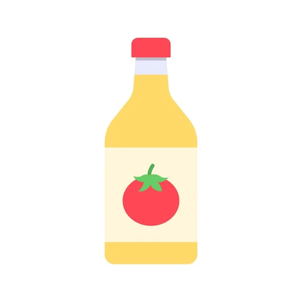Symbolbild Tomatensauce Für Den Mobilen Einsatz Geeignet — Stockvektor