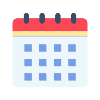 Takvim Simgesi resmi. Mobil uygulama için uygun.