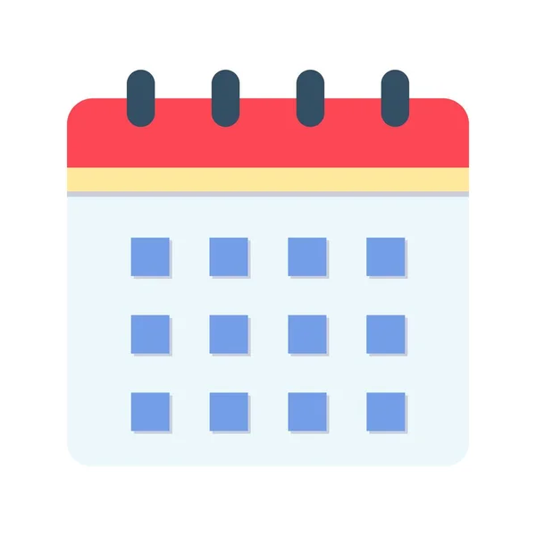 Kalender Ikonbild Lämplig För Mobil Applikation — Stockfoto