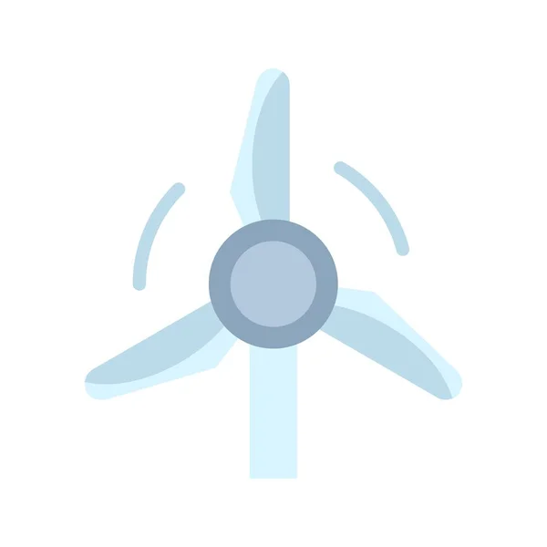 Wind Turbine Icon Image Suitable Mobile Application — Stock Vector