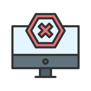 Reklam Bloğu Simgesi görüntüsü. Mobil uygulama için uygun.