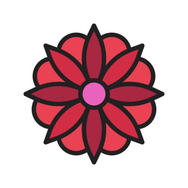 Anemone Simgesi resmi. Mobil uygulama için uygun.