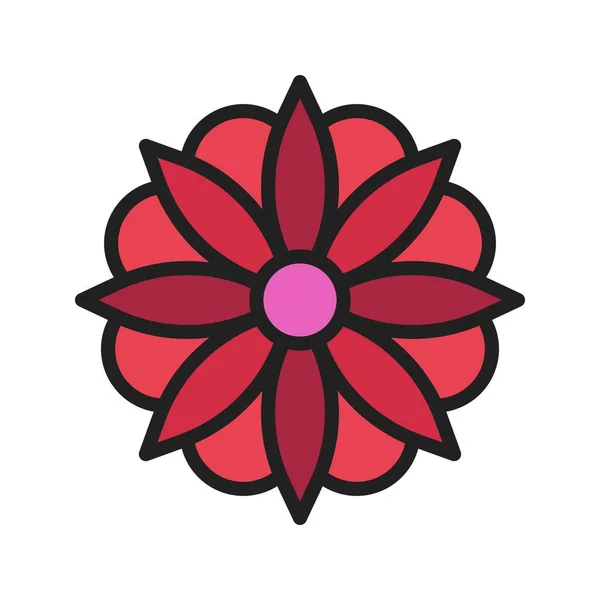 Εικόνα Anemone Icon Κατάλληλο Για Mobile Εφαρμογή — Διανυσματικό Αρχείο