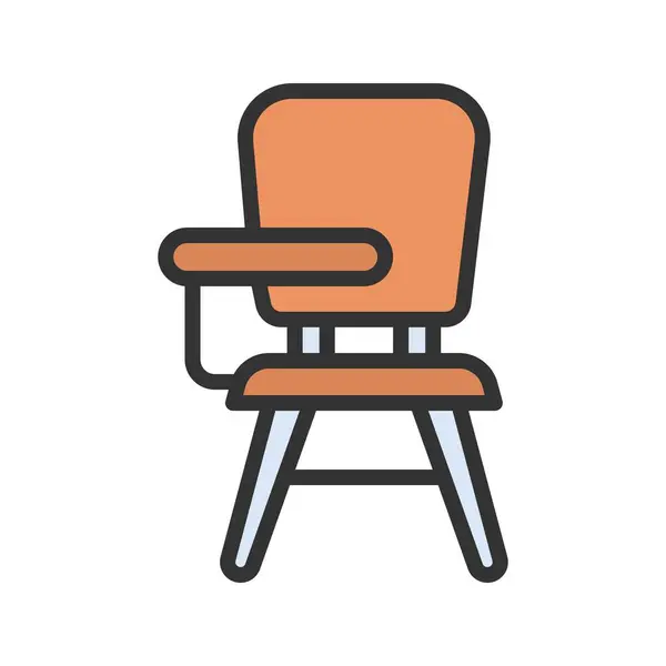 Armchair Icon Image Suitable Mobile Application — Stock Vector