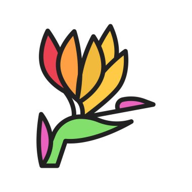 Cennet Kuşu ikonu görüntüsü. Mobil uygulama için uygun.