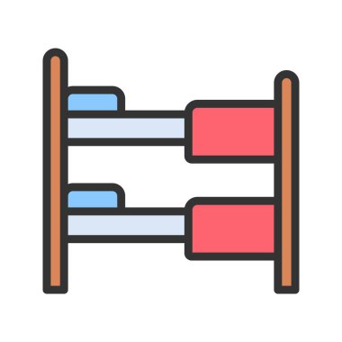 Ranza Yatağı Simgesi resmi. Mobil uygulama için uygun.