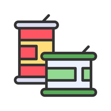 Konserve İkon görüntüsü. Mobil uygulama için uygun.