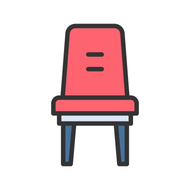 Sandalye Simgesi resmi. Mobil uygulama için uygun.