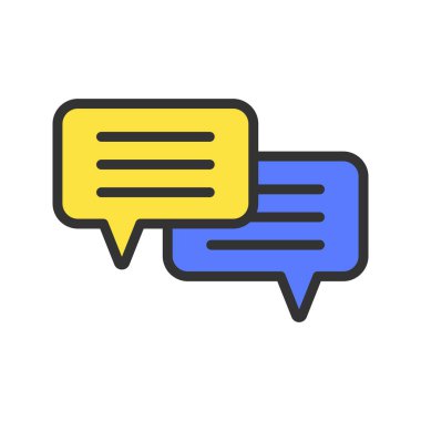 Simge resmi yorumla. Mobil uygulama için uygun.