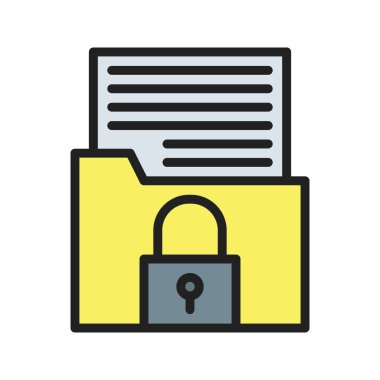 Gizli proje simgesi resmi. Mobil uygulama için uygun.