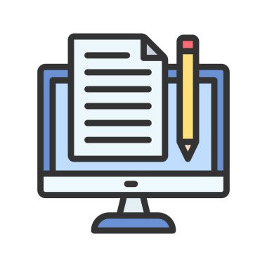 İçerik Yaratıcı Simgesi resmi. Mobil uygulama için uygun.