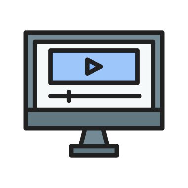 İçerik Üretim Simgesi resmi. Mobil uygulama için uygun.