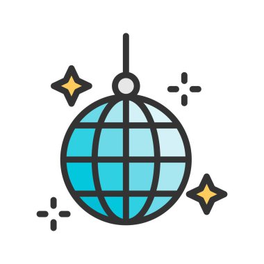 Dans eden simge görüntüsü. Mobil uygulama için uygun.