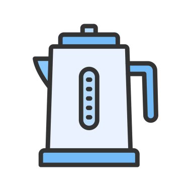 Elektrikli Kettle Simgesi resmi. Mobil uygulama için uygun.