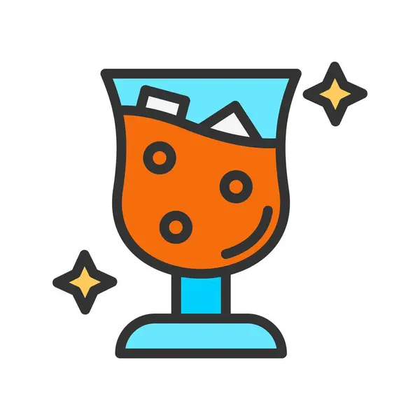 Drinks Symbolbild Für Den Mobilen Einsatz Geeignet — Stockvektor